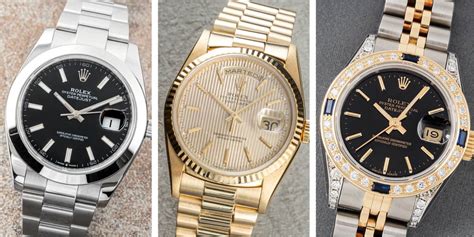 Tre stili e tre orologi Rolex da donna 